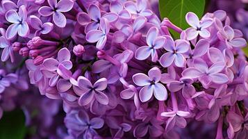 ai gegenereerd tuin lila bloem ai gegenereerd foto