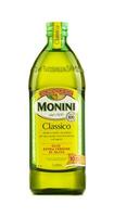 fles van monini klassiek olijf- olie geïsoleerd Aan wit achtergrond foto