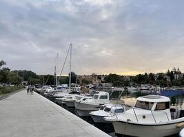 boten in de haven foto