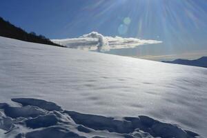 winter berglandschap foto