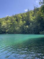 meer in Plitvice nationaal park foto