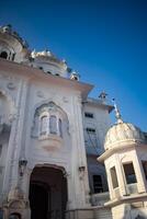 visie van details van architectuur binnen gouden tempel - Harmandir sahib in amritsar, punjab, Indië, beroemd Indisch Sikh mijlpaal, gouden tempel, de hoofd heiligdom van sikhs in amritsar, Indië foto