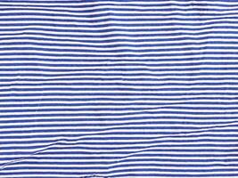 ai gegenereerd een blauw en wit gestreept kleding stof met een patroon foto