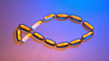 essentieel omega 3 capsules, vis vorm foto