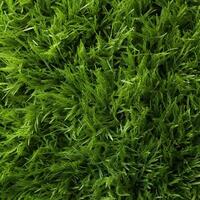 ai gegenereerd veelzijdig groen achtergrond abstract top visie van getextureerde gras backdrop voor sociaal media post grootte foto