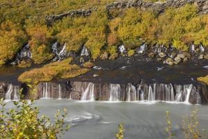hraunsfossar waterval, ijsland