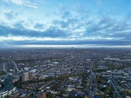 hoog hoek visie van west Croydon Londen stad van Engeland Super goed Brittannië. november 20e, 2023 foto