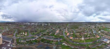 hoog hoek panoramisch visie van Stevenage stad van Engeland Super goed Brittannië. feb 23e, 2023 foto