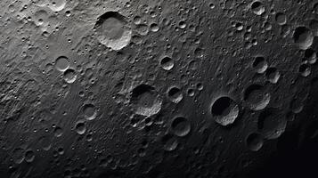 ai gegenereerd luna maan oppervlakte structuur achtergrond foto