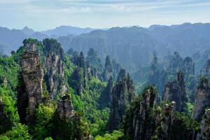 zhangjiajie bergen, China foto