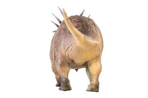 styracosaurus dinosaurus Aan geïsoleerd achtergrond foto