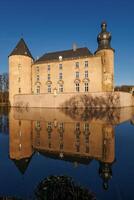 de kasteel van edelsteen in Westfalen foto