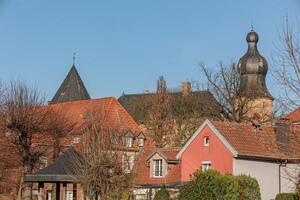 de kasteel van edelsteen in Westfalen foto