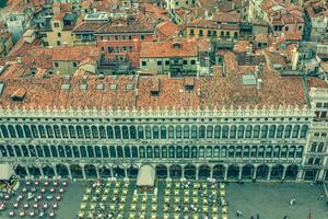 marco plein is de meest beroemd en aantrekkelijk plein in Venetië foto