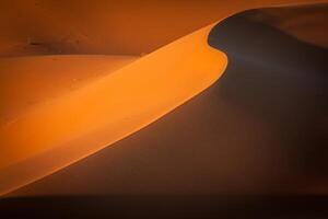 woestijn duin Bij erg chebbi in de buurt merzouga in Marokko. foto