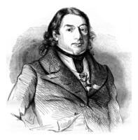 dominique jean larrey, wijnoogst gravure. foto