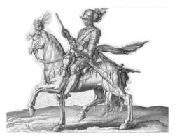gezagvoerder van de cavalerie cavalerist foto