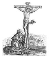 Christus Aan de kruis, theodore Galle mogelijk, 1581 - 1633 foto