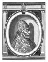 portret van paus sixtus v foto