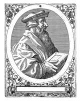 portret van Johannes oecolampadius foto