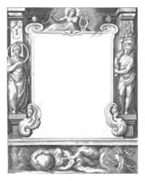titel bladzijde voor m. hamconius, friesland seu de viris rebusque frisiae illustribus foto