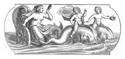 amphitrite Aan een wagen, Hendrik de sleutelaar i, na 1656 - 1701 foto