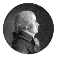 portret van carel gerard Hultman, francois gonord, 1794 - 1800 foto