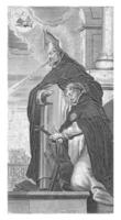 dominicaans heiligen Albertus magnus en Thomas Thomas van Aquino, pieter de bailliu i, 1623 - 1660 foto