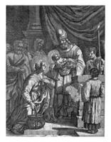 presentatie van Christus in de tempel, alleen wij busje hol nijpoort, 1635 - 1692 foto