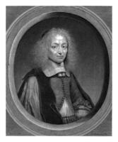 portret van constantijn Huygens, Abraham blozend foto