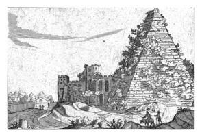 piramide van gaius cestius foto