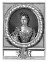 portret van Maria ii Stuart, anoniem, 1688 - 1726 foto