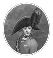 portret van prins willem George frederik busje oranje-nassau, johan busje der spruit, 1783 - 1800 foto
