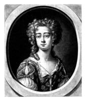 portret van anne Killigrew, Abraham bloling, na anne Killigrew, 1672 - 1690 foto
