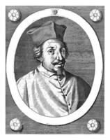 portret van kardinaal giambattista Spada, Giovanni georgi, 1600 - 1699 foto