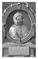 portret van Mohammed ibn 'abd al-malik, Johann ernst mansfeld, na andreas Herrein, 1749 - 1796 foto