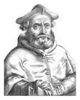 portret van de Italiaans kardinaal gaspar Contarini, frans busje hol wijngaerde, 1644 foto