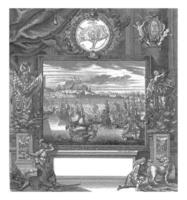 Verlichting van Gibraltar, 1705, Johann jakob kleinschmidt, na paul decker foto