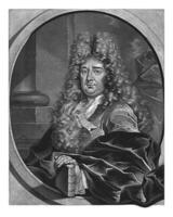 portret van Johannes dolaeus, pieter schenk i, 1670 - 1713 foto