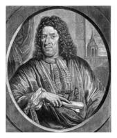 portret van dirk schol, Thomas busje der verwelken, 1699 foto