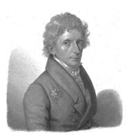 portret carl ferdinand Friedrich von nagler, ludwig Buchhoorn, na Friedrich Johann kreegtlieb liederen, 1823 - 1856 foto