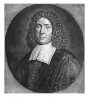 portret van herman busje halen, jan broedelet, 1690 - 1708 foto