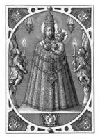 onze dame van verhaal, hieronymus Wierix, 1603 - 1607 foto