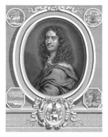 portret van giuseppe francesco borri, pieter busje schoppen, na jurgen ovens, 1675 foto