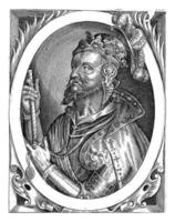koning Arthur net zo een van de negen helden, William van pas, 1621 - 1636 foto
