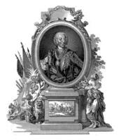 portret van Charles emmanuel iii, koning van Sardinië, Johann esaias Nilson, 1731 - 1788 foto
