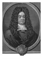 portret van Johannes matthaus knabbelen, pieter schenk i, na thilen, 1670 - 1713 foto