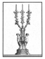 girandole met putti, a. colinet, na jean francois veertig, 1775 - 1790 foto