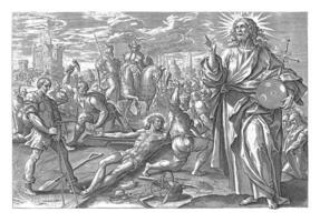 kruisiging van Christus, anoniem, na maerten de vos, 1646 foto
