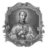 heilige aloysius gonzaga, a. ceccherelli, na sigismondo betti, 1700 - 1799 foto